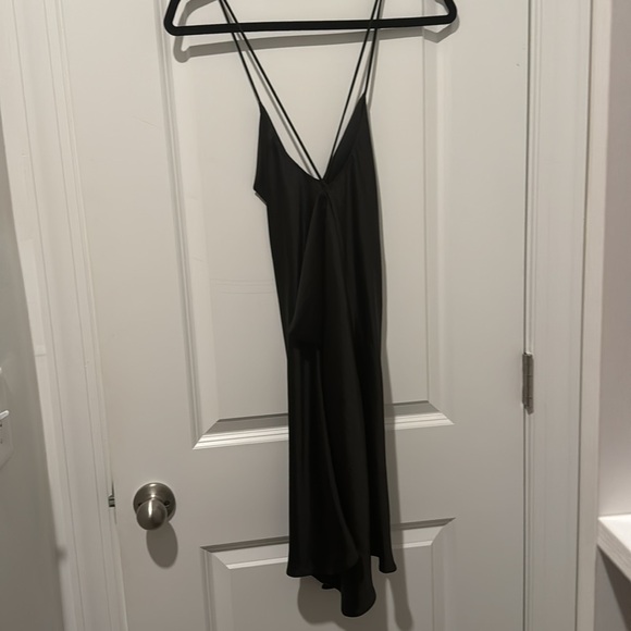 Endless rose black silk mini dress. Size medium worn once. Like new. - Picture 4 of 5